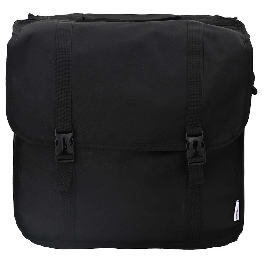 vidaXL Bicycle Bag Black 40 x 18.5 x 35 cm Polyester 3