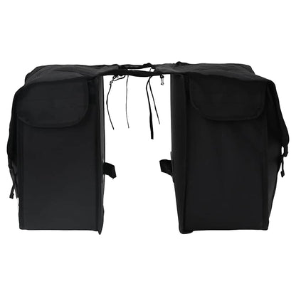 vidaXL Bicycle Bag Black 40 x 18.5 x 35 cm Polyester 4