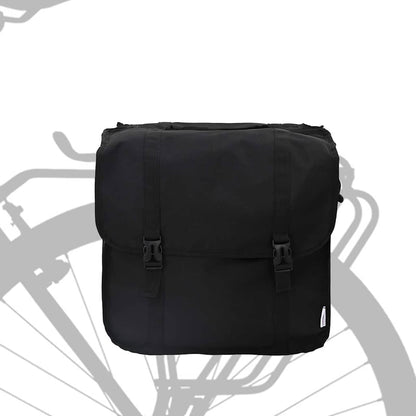 vidaXL Bicycle Bag Black 40 x 18.5 x 35 cm Polyester 2