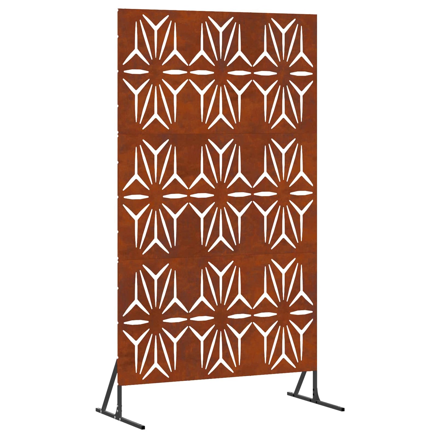 vidaXL Privacy Screen 100 x 50 x 180 cm Weathering Steel Rusty 2
