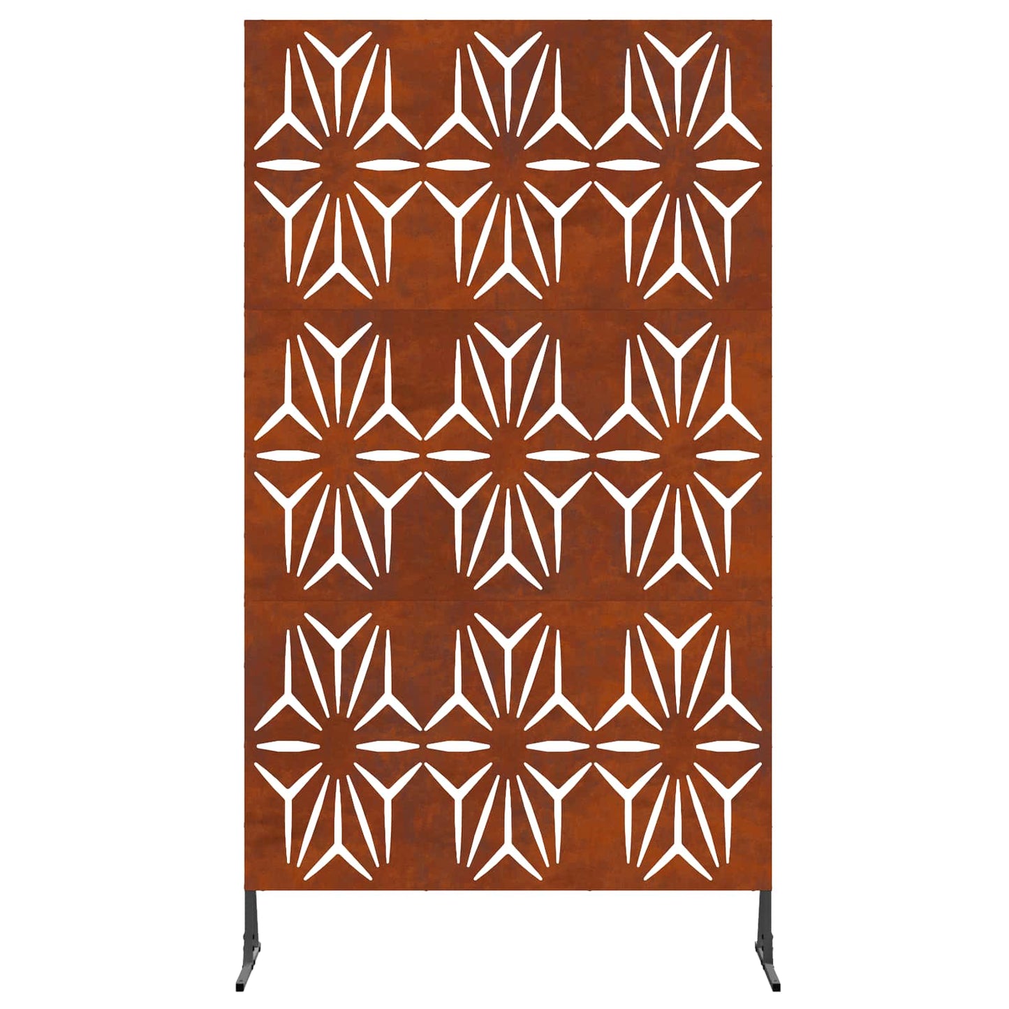 vidaXL Privacy Screen 100 x 50 x 180 cm Weathering Steel Rusty 5