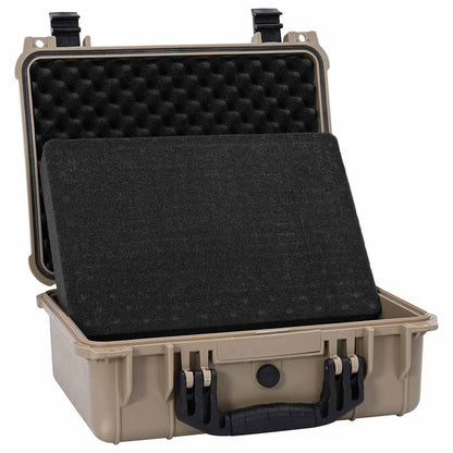 vidaXL Hard Luggage Case with Storage Sand 40.5 x 33 x 17.5 cm 2