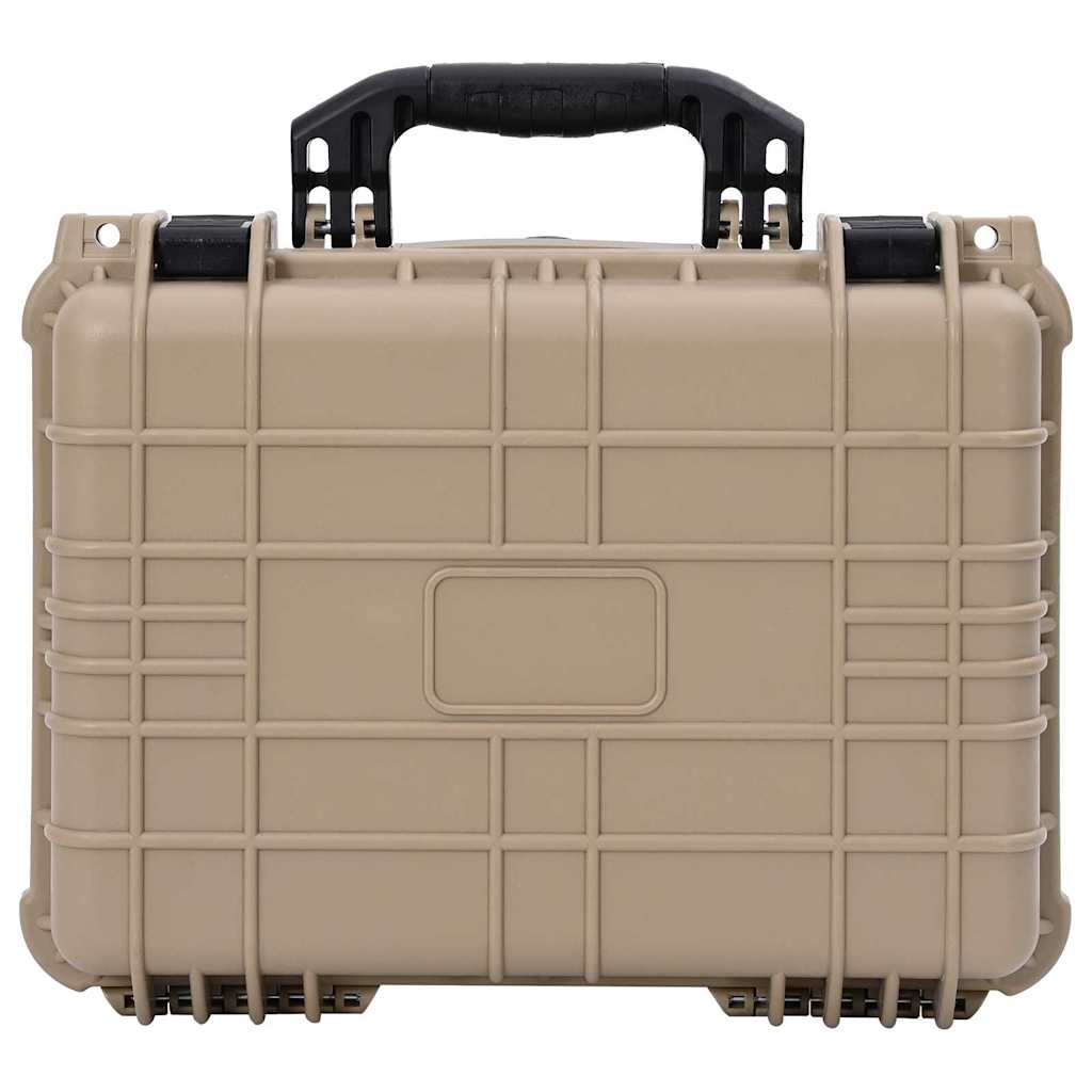 vidaXL Hard Luggage Case with Storage Sand 40.5 x 33 x 17.5 cm 5