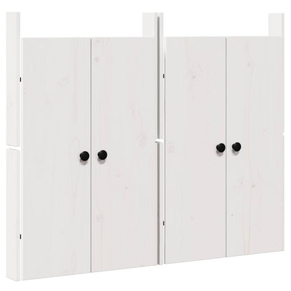 vidaXL Kitchen Door MEPPEL 2 pcs White 50 x 9 x 82 cm Solid Pine wood 2