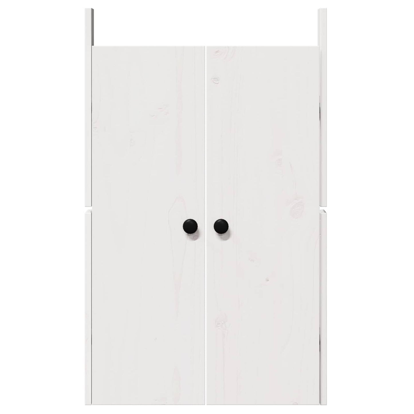vidaXL Kitchen Door MEPPEL 2 pcs White 50 x 9 x 82 cm Solid Pine wood 6