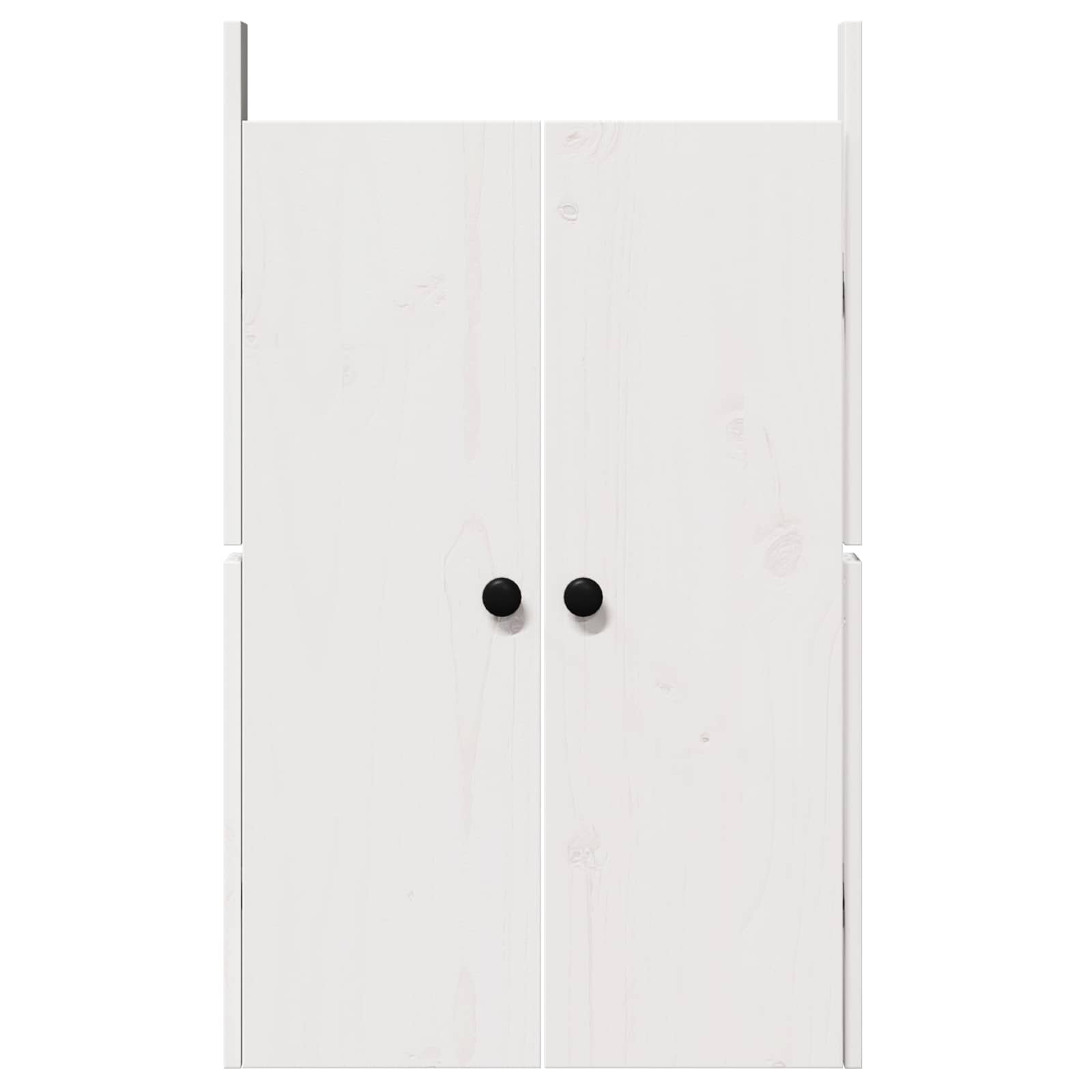 vidaXL Kitchen Door MEPPEL 2 pcs White 50 x 9 x 82 cm Solid Pine wood 6