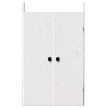 vidaXL Kitchen Door MEPPEL 2 pcs White 50 x 9 x 82 cm Solid Pine wood 6