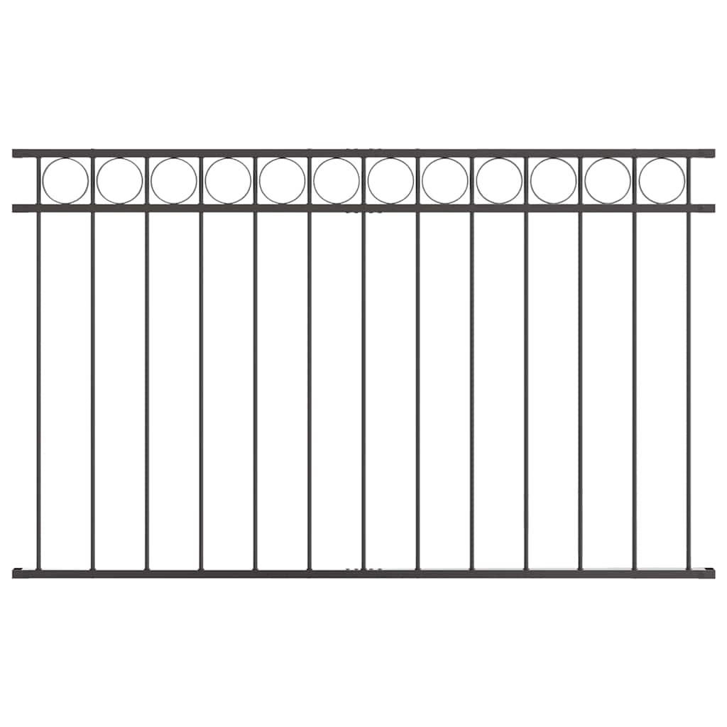 vidaXL Fence Element ASSEN 170 x 100 cm Steel Grey 2
