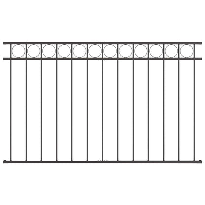 vidaXL Fence Element ASSEN 170 x 100 cm Steel Grey 2