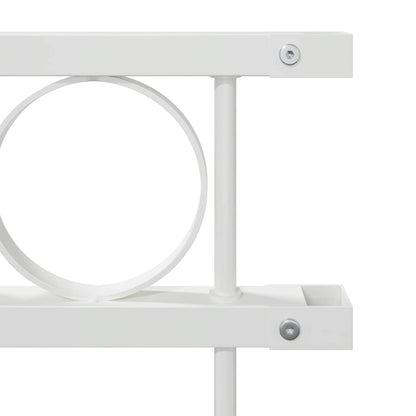 vidaXL Fence Element ASSEN 170 x 150 cm Steel White 6