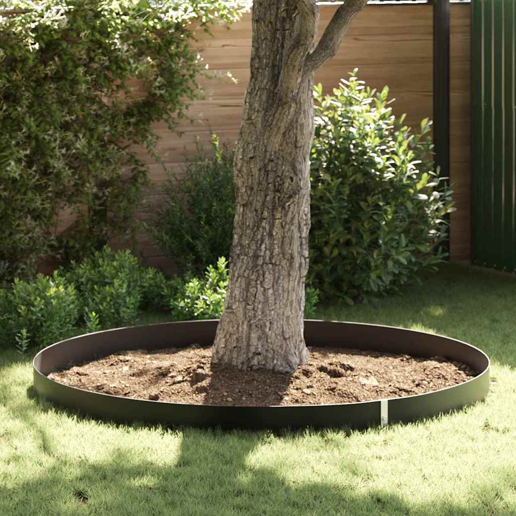 vidaXL Root Barrier with Metal Strip 0.7 x 10 m Polyethylene Black 1