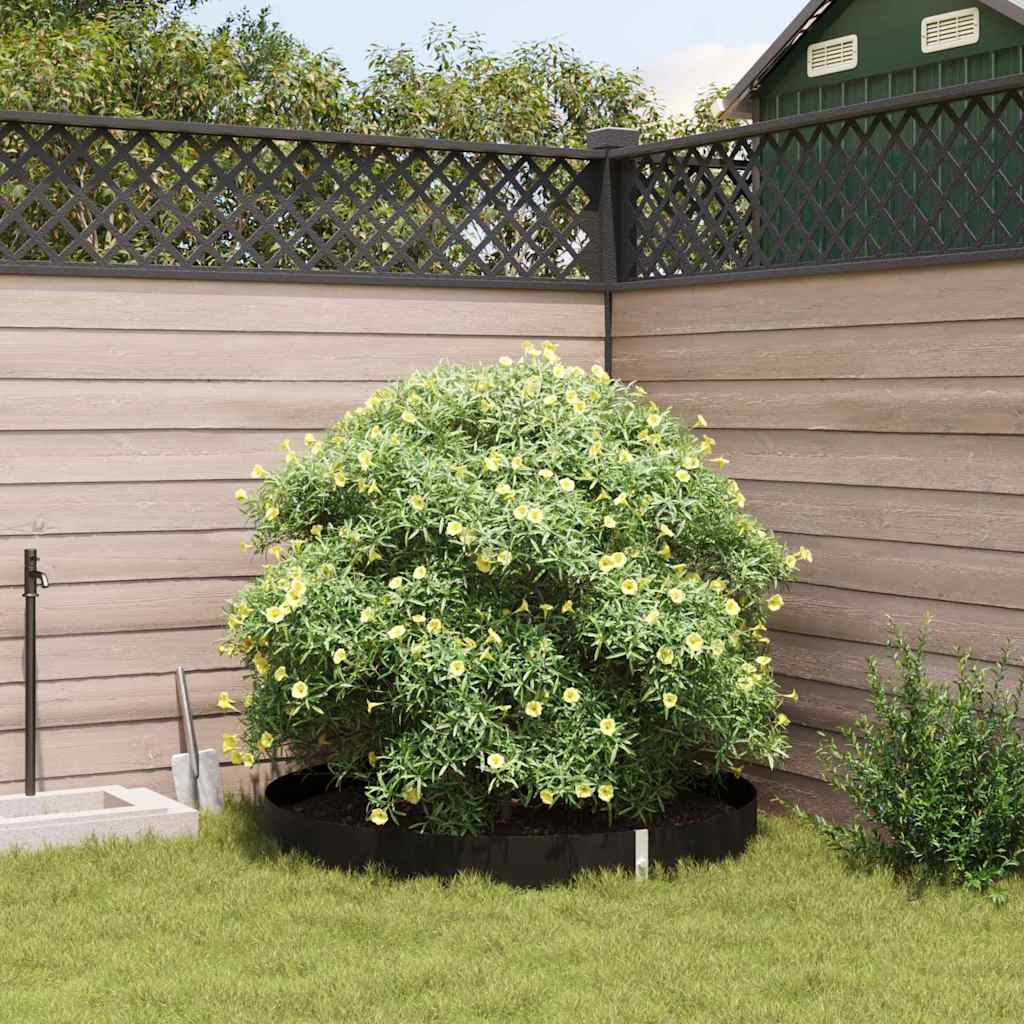 vidaXL Root Barrier with Metal Strip 0.7 x 10 m Polyethylene Black 3