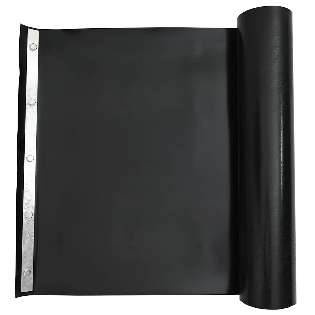 vidaXL Root Barrier with Metal Strip 0.7 x 10 m Polyethylene Black 5