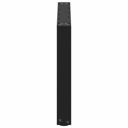 vidaXL Coffee Table Legs U-Shaped 2 pcs Black 60x(42-43) cm Steel 6