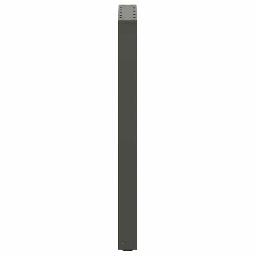 vidaXL Console Table Legs U-Shaped 2 pcs Anthracite 28x(72-73) cm Steel 6