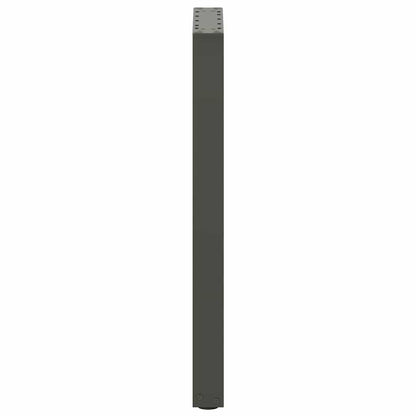 vidaXL Console Table Legs U-Shaped 2 pcs Anthracite 28x(72-73) cm Steel 6