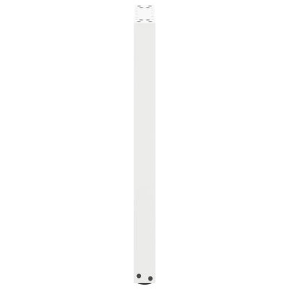 vidaXL Console Table Legs U-Shaped 2 pcs White 38x(72-73) cm Steel 6