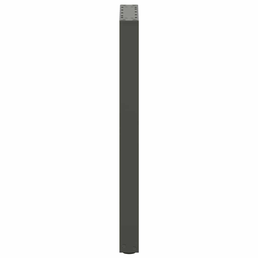 vidaXL Console Table Legs U-Shaped 2 pcs Anthracite 38x(72-73) cm Steel 6