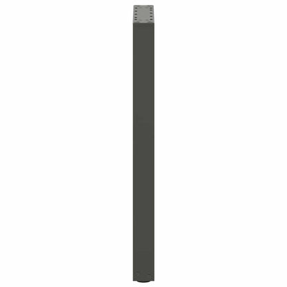 vidaXL Console Table Legs U-Shaped 2 pcs Anthracite 38x(72-73) cm Steel 6