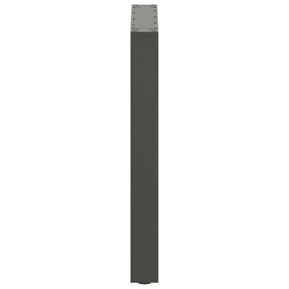 vidaXL Dining Table Legs U-Shaped 2 pcs Anthracite 70x(72-73) cm Steel 6