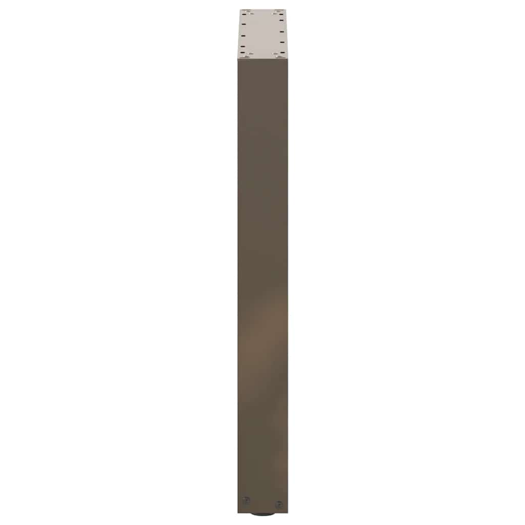 vidaXL Dining Table Legs U-Shaped 2 pcs Natural Steel 70x(72-73) cm Steel 6