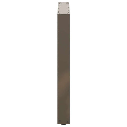 vidaXL Dining Table Legs U-Shaped 2 pcs Natural Steel 70x(72-73) cm Steel 6