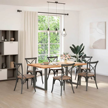 Dining Table Legs U-Shaped Steel Anthracite