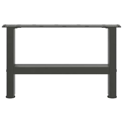 vidaXL Coffee Table Legs Anthracite 2 pcs 50x(30-31) cm Steel 5