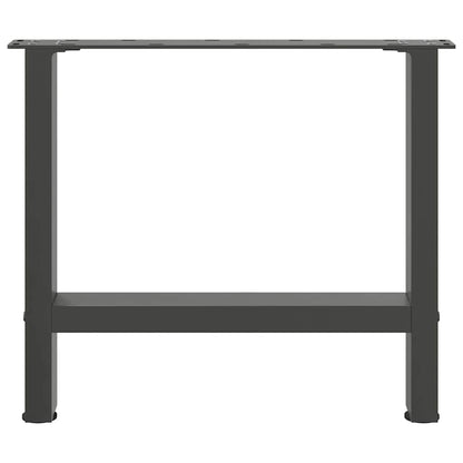 vidaXL Coffee Table Legs Anthracite 2 pcs 60x(42-43) cm Steel 5