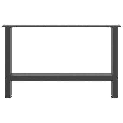 vidaXL Coffee Table Legs Anthracite 2 pcs 70x(42-43) cm Steel 5