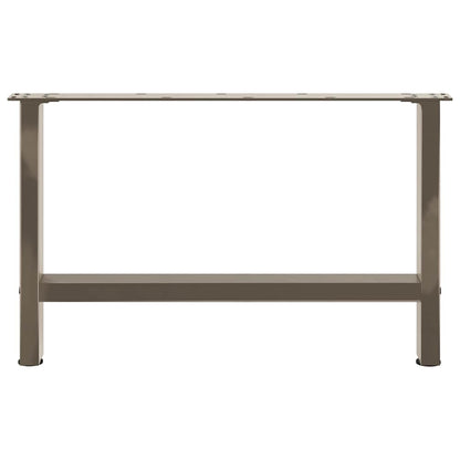 vidaXL Coffee Table Legs Natural Steel 2 pcs 70x(42-43) cm Steel 5