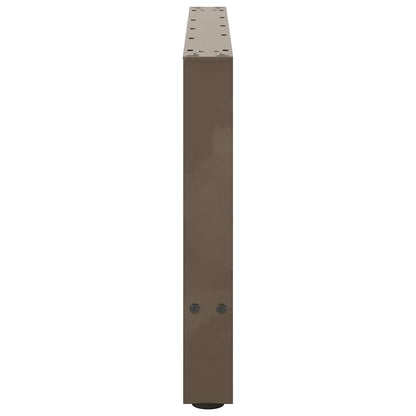 vidaXL Coffee Table Legs Natural Steel 2 pcs 70x(42-43) cm Steel 6