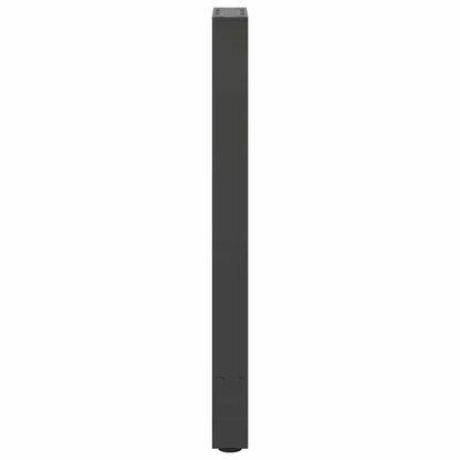 vidaXL Console Table Legs Anthracite 2 pcs 38x(72-73) cm Steel 6
