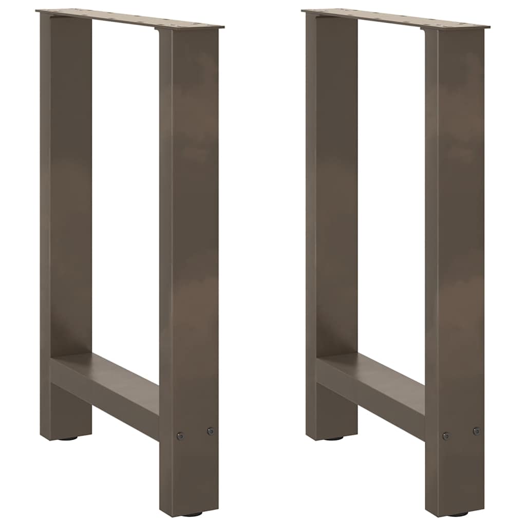 Coffee Table Legs Steel 2 pcs Steel Natural 28 x (42-43)–70 x (72-73) cm 50 x (72-73) cm