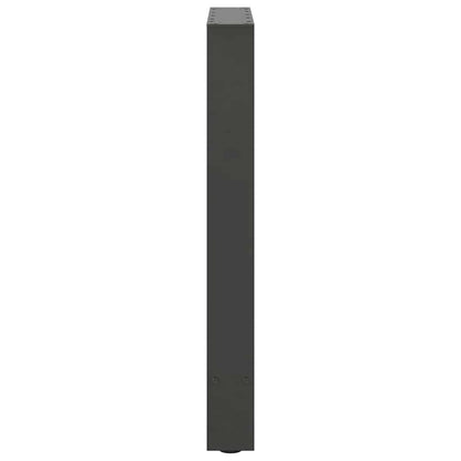 vidaXL Dining Table Legs Anthracite 2 pcs 60x(72-73) cm Steel 6