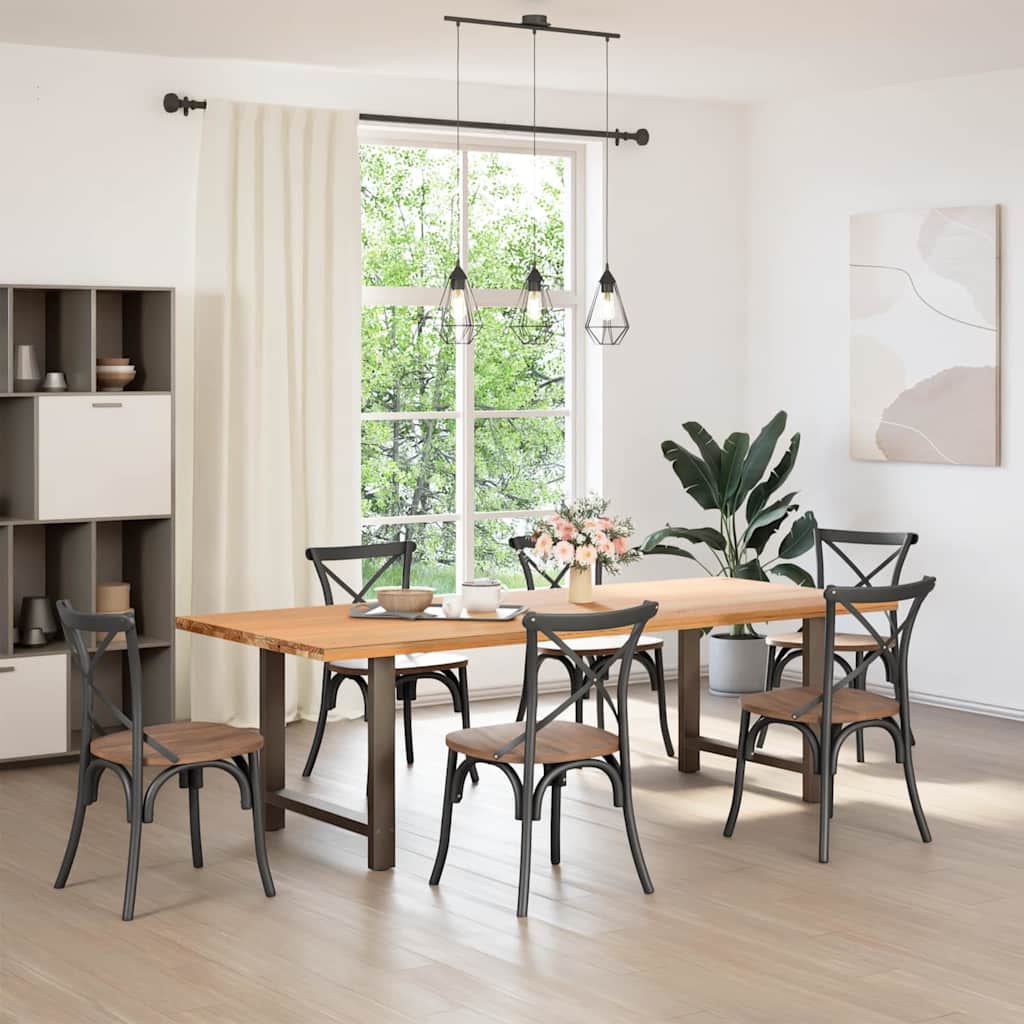 Coffee Table Legs Steel 2 pcs Steel Natural 28 x (42-43)–70 x (72-73) cm 70 x (72-73) cm