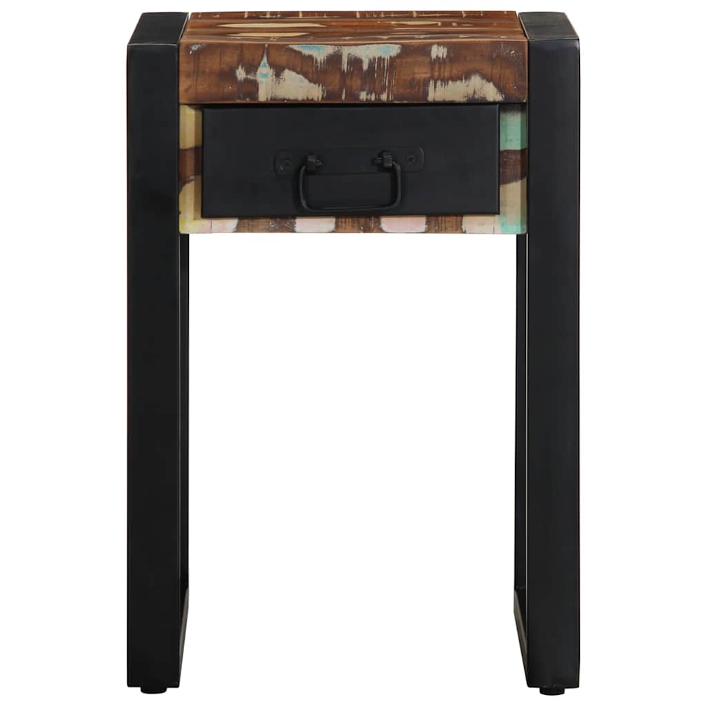 vidaXL Side Table Multicolour 35x35x50 cm Solid Wood Reclaimed 2