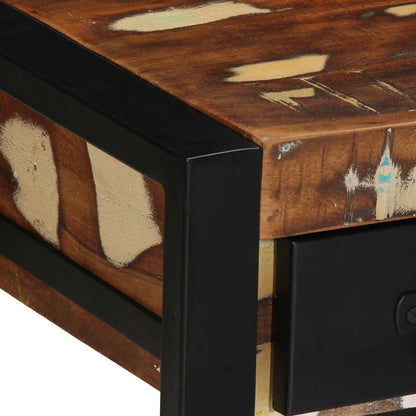 vidaXL Side Table Multicolour 35x35x50 cm Solid Wood Reclaimed 6