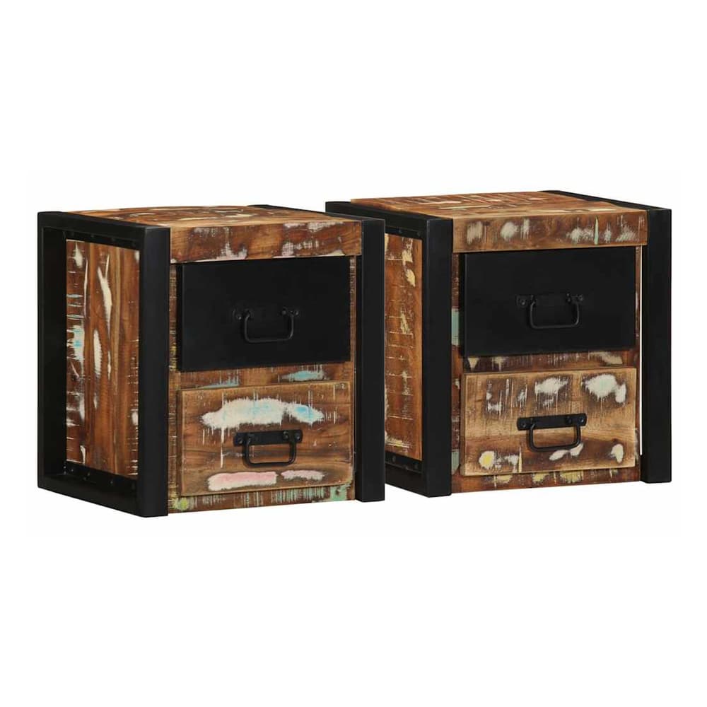 Bedside Cabinets Multicolour 40x35x40 cm 2