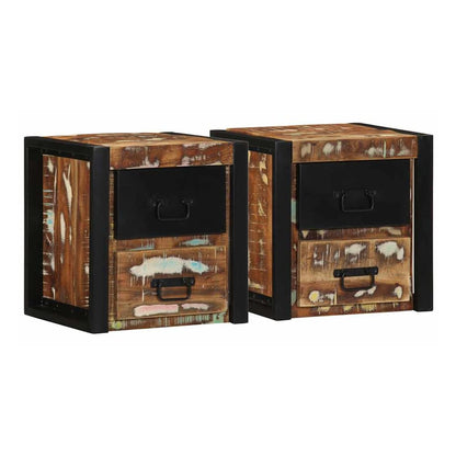 Bedside Cabinets Multicolour 40x35x40 cm 2