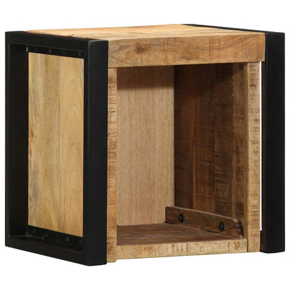 vidaXL Bedside Cabinets 2 pcs 40x35x40 cm Solid Rough Wood Mango 2