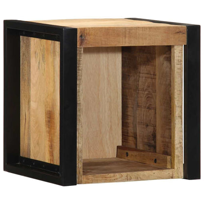 vidaXL Bedside Cabinets 2 pcs 40x35x40 cm Solid Rough Wood Mango 3