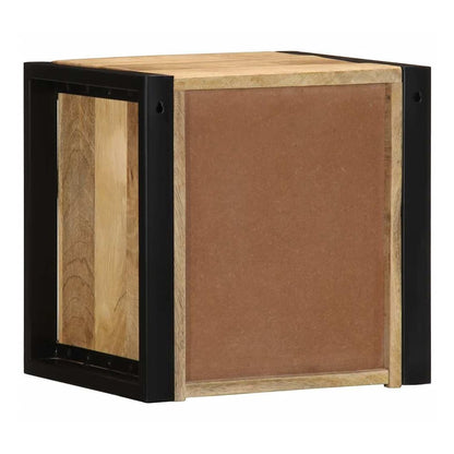 Bedside Cabinets 2 pcs Multicolour 40x35x40 cm Solid mango wood