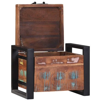 vidaXL Storage Chests Multicolour 40 x 30 x 30 cm Solid Reclaim wood 2