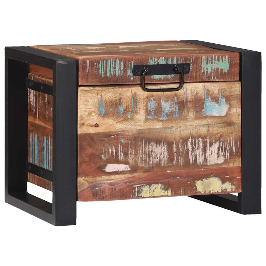 vidaXL Storage Chests Multicolour 40 x 30 x 30 cm Solid Reclaim wood 3