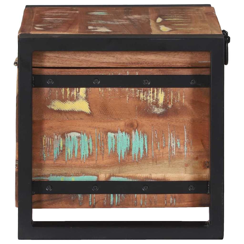 vidaXL Storage Chests Multicolour 40 x 30 x 30 cm Solid Reclaim wood 6