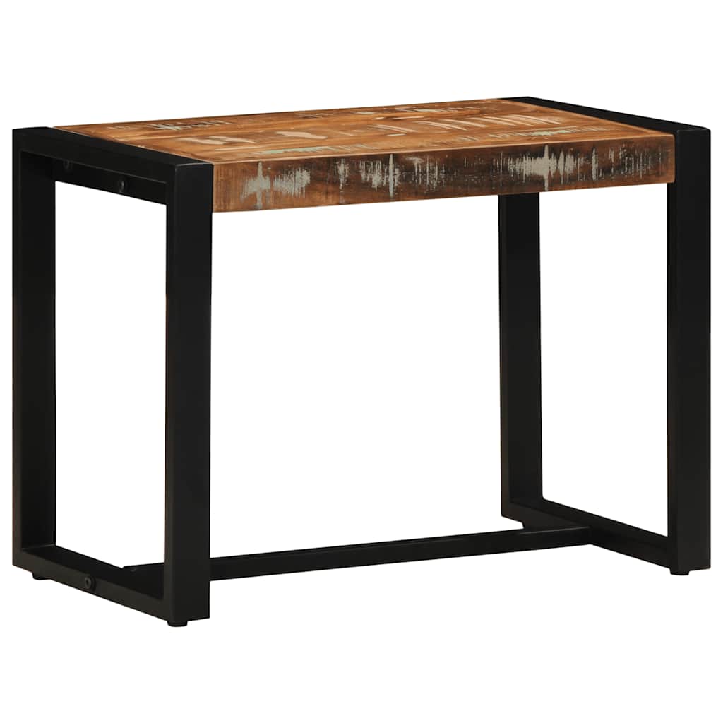 vidaXL Bench Multicolour 60x35x45 cm Solid Wood Reclaimed 2