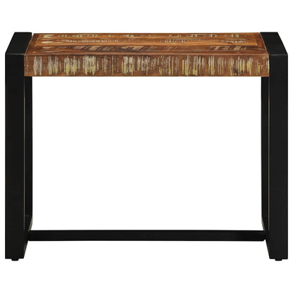 vidaXL Bench Multicolour 60x35x45 cm Solid Wood Reclaimed 4