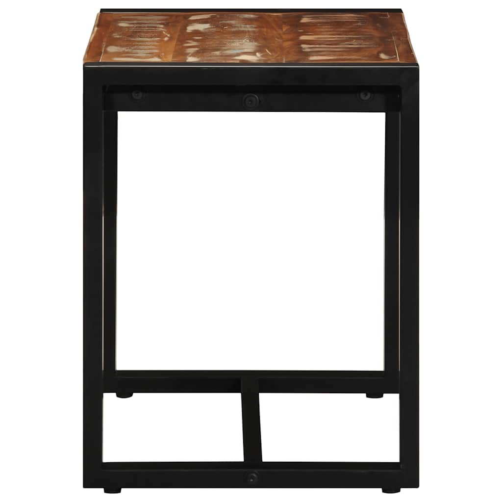 vidaXL Bench Multicolour 60x35x45 cm Solid Wood Reclaimed 5