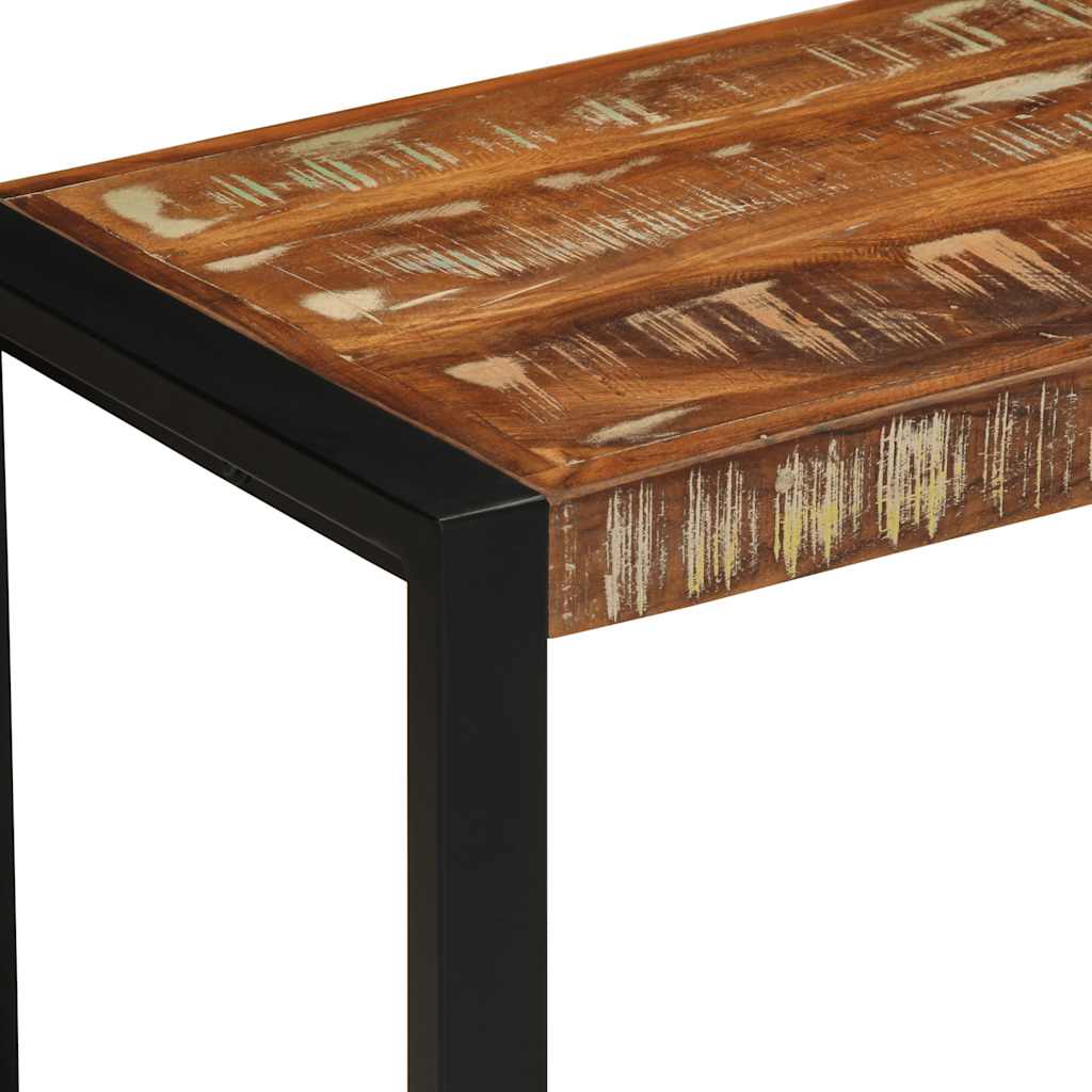 vidaXL Bench Multicolour 60x35x45 cm Solid Wood Reclaimed 6